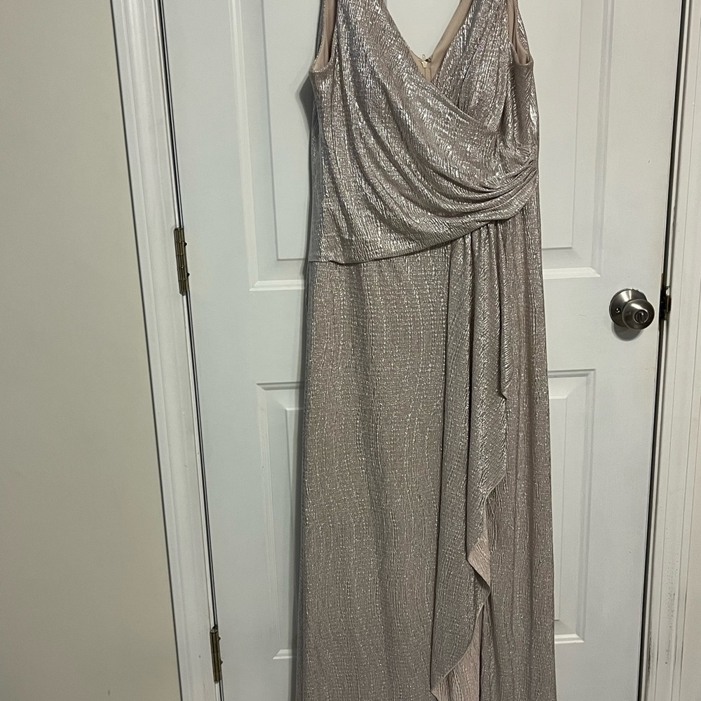 David’s Bridal Oleg Cassini full length gown